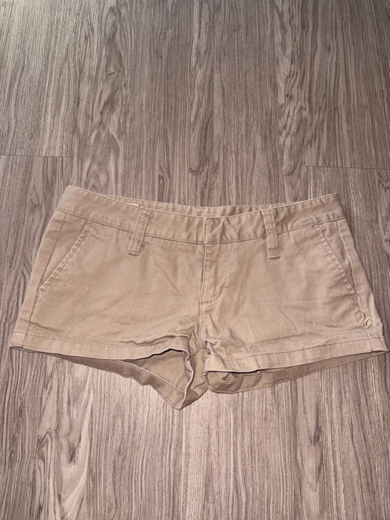 Hurley Pants - Hurley Women's Tan Cotton Bermuda Shorts